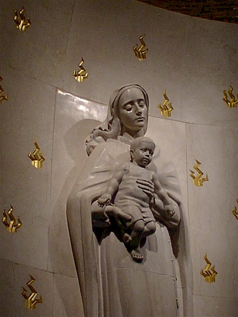Statues Of Mary. Mary Statue Inside National